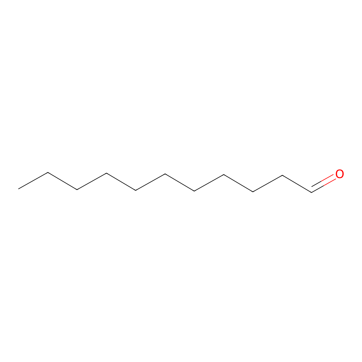 Undecanal molecular structure, CAS 112-44-7