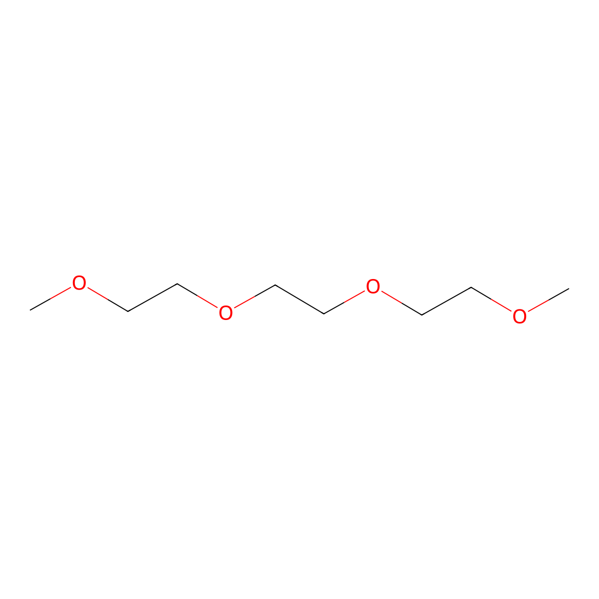 Triglyme molecular structure, CAS 112-49-2