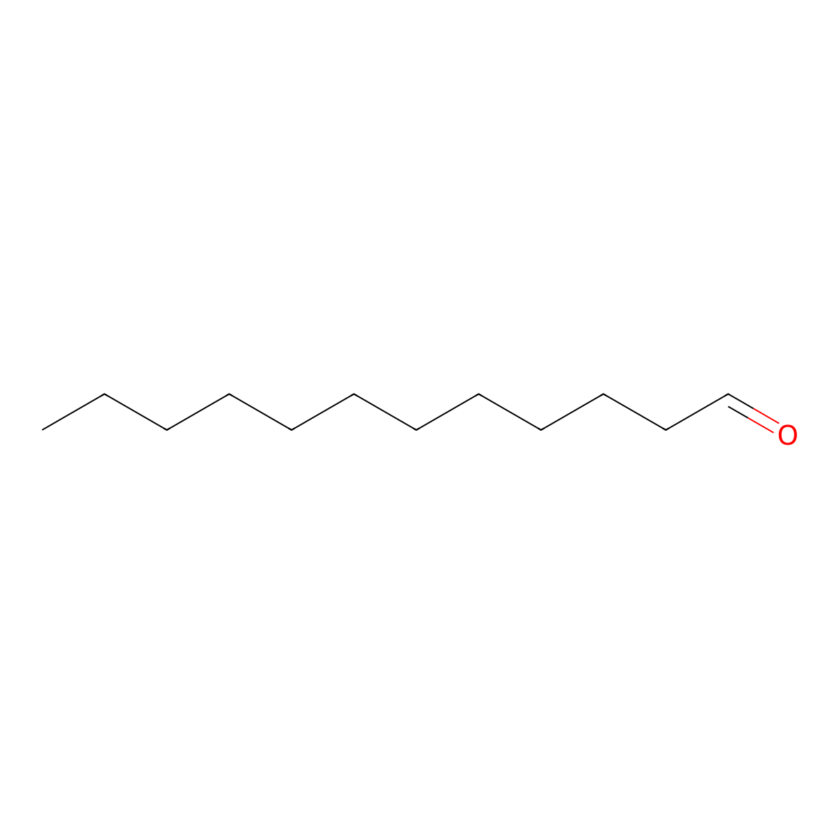 Dodecanal molecular structure, CAS 112-54-9