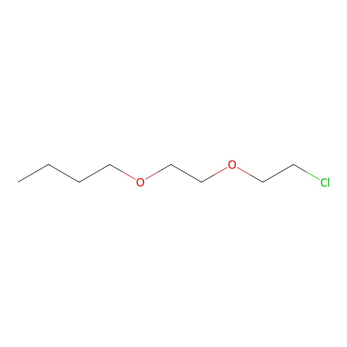 1-[2-(2-Chloroethoxy)ethoxy]butane molecular structure, CAS 1120-23-6