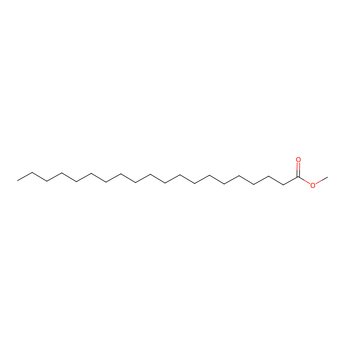 Methyl arachidate molecular structure, CAS 1120-28-1