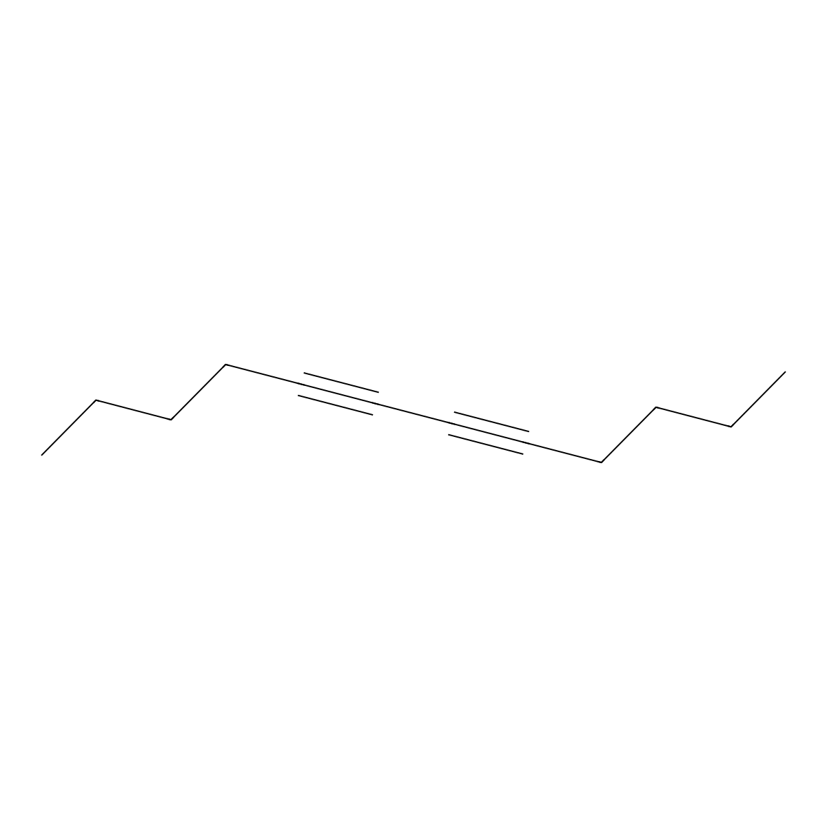 5,7-Dodecadiyne molecular structure, CAS 1120-29-2