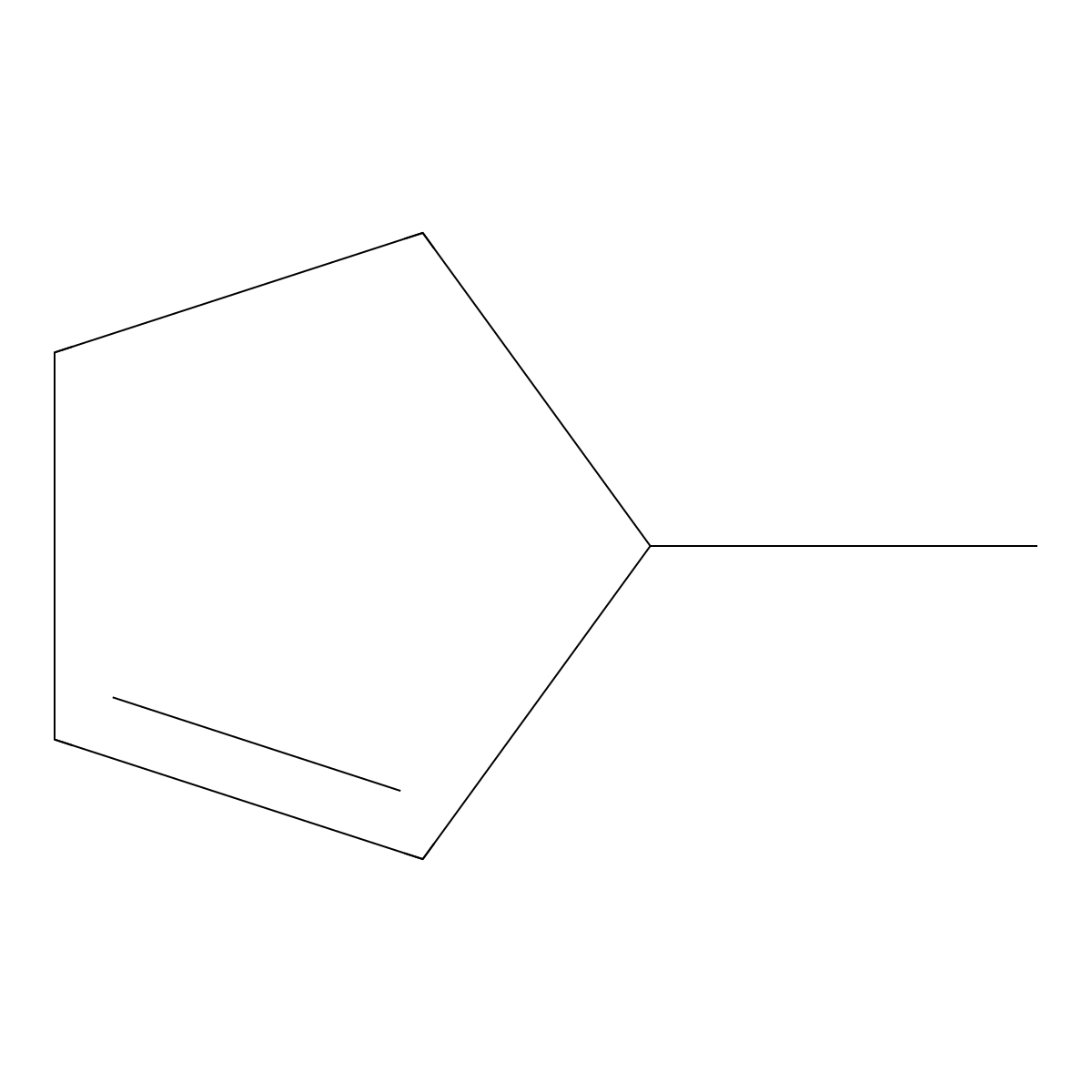 3-Methylcyclopentene molecular structure, CAS 1120-62-3