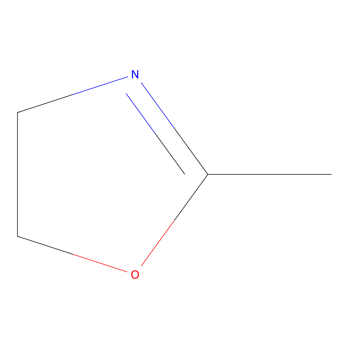 2-Methyl-2-oxazoline molecular structure, CAS 1120-64-5