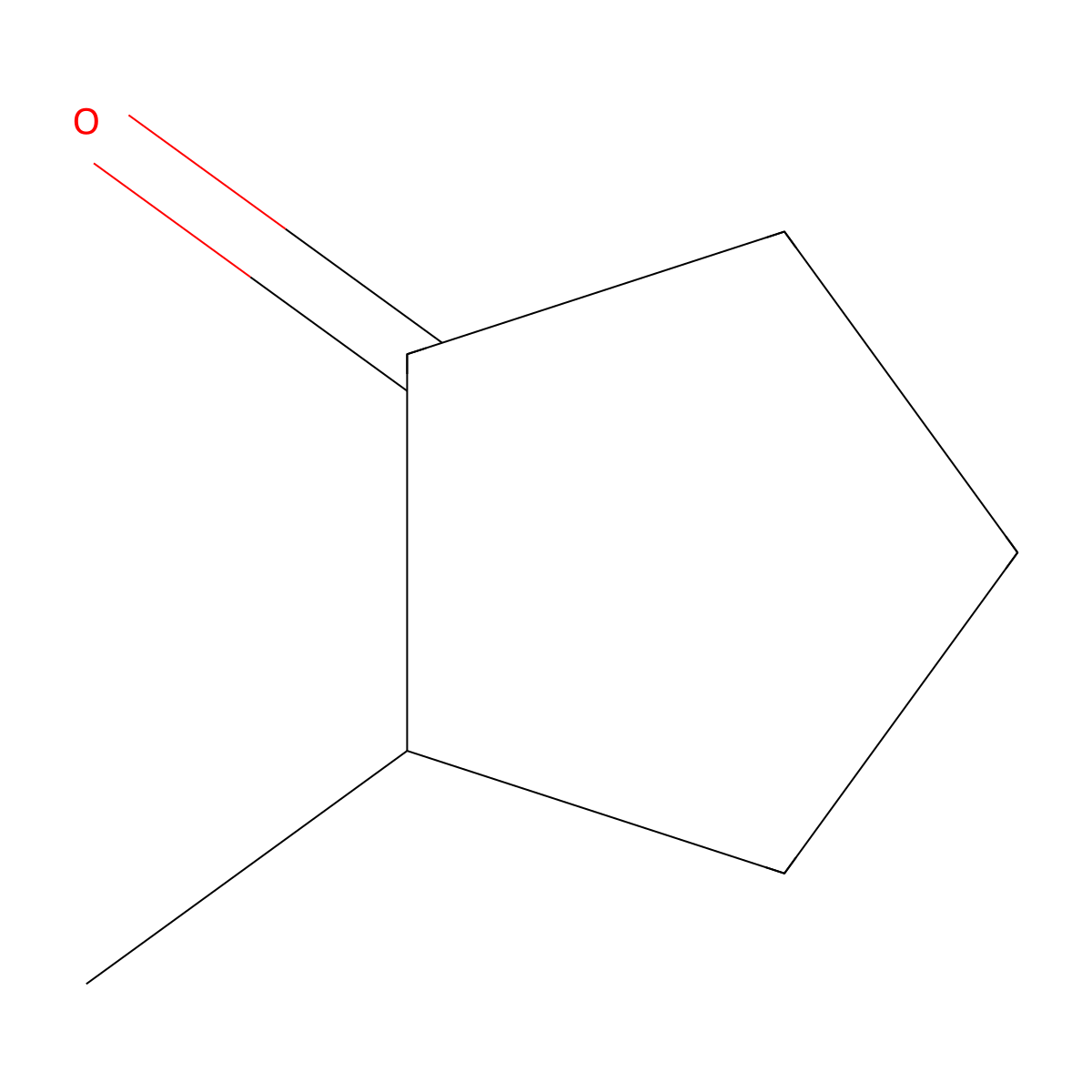 2-Methylcyclopentanone molecular structure, CAS 1120-72-5