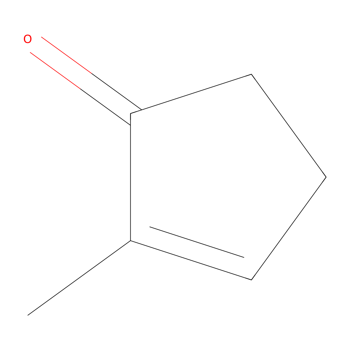 2-Methyl-2-cyclopenten-1-one molecular structure, CAS 1120-73-6