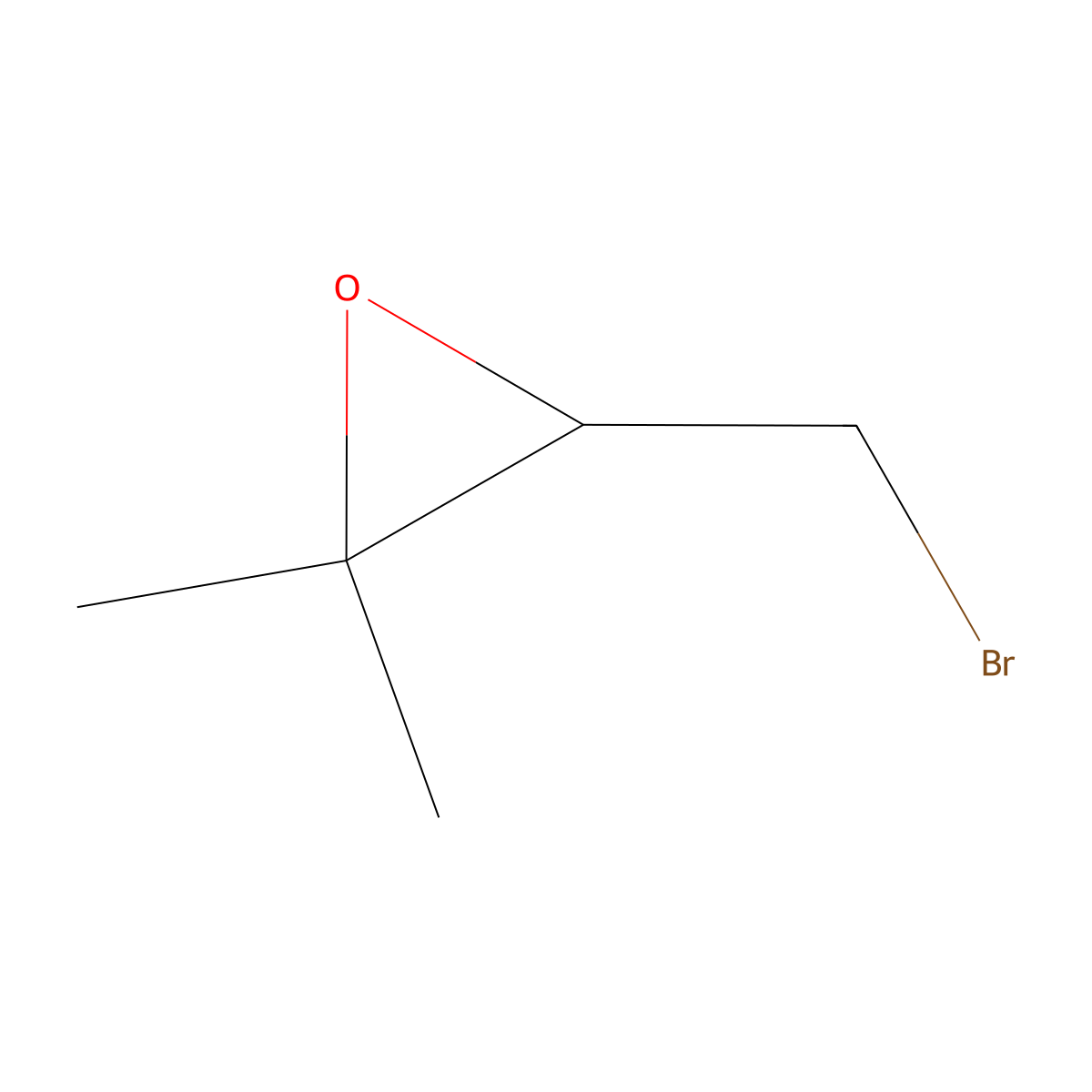 3-(Bromomethyl)-2,2-dimethyloxirane molecular structure, CAS 1120-79-2