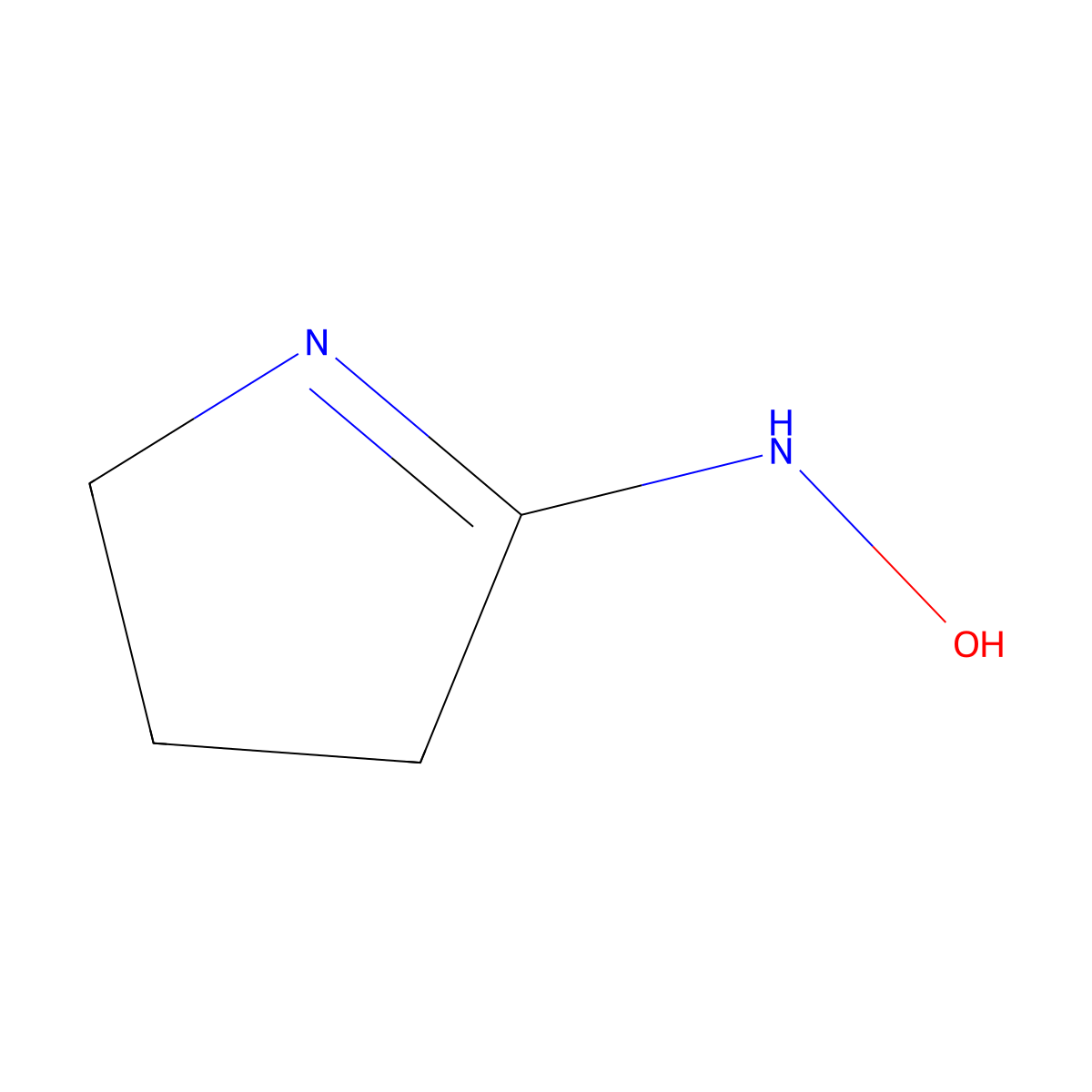 2-Pyrrolidone oxime molecular structure, CAS 1120-81-6