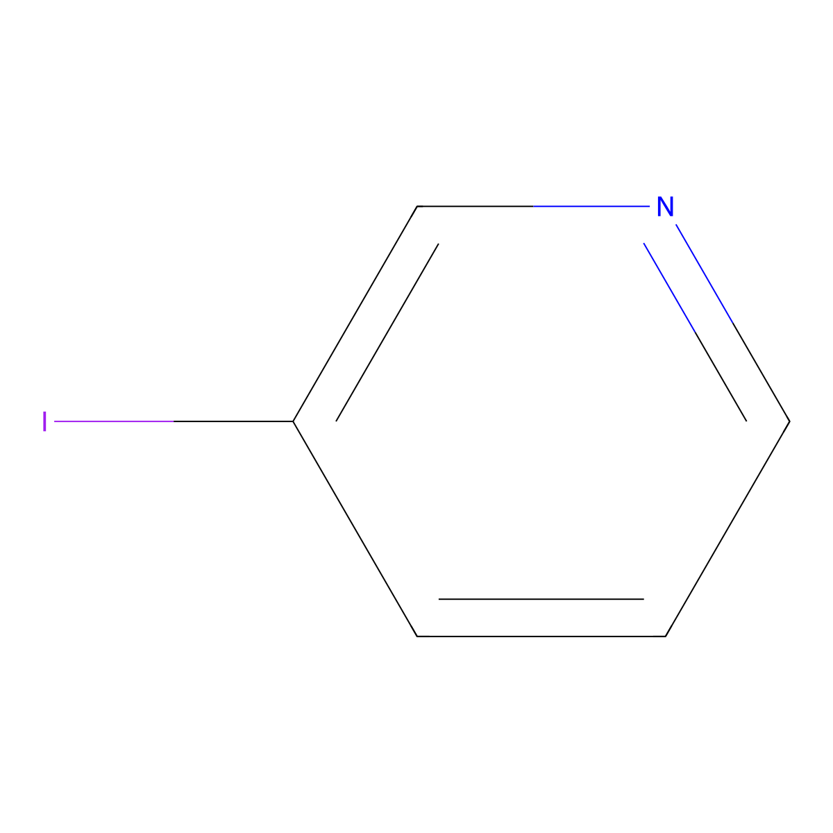 3-Iodopyridine molecular structure, CAS 1120-90-7
