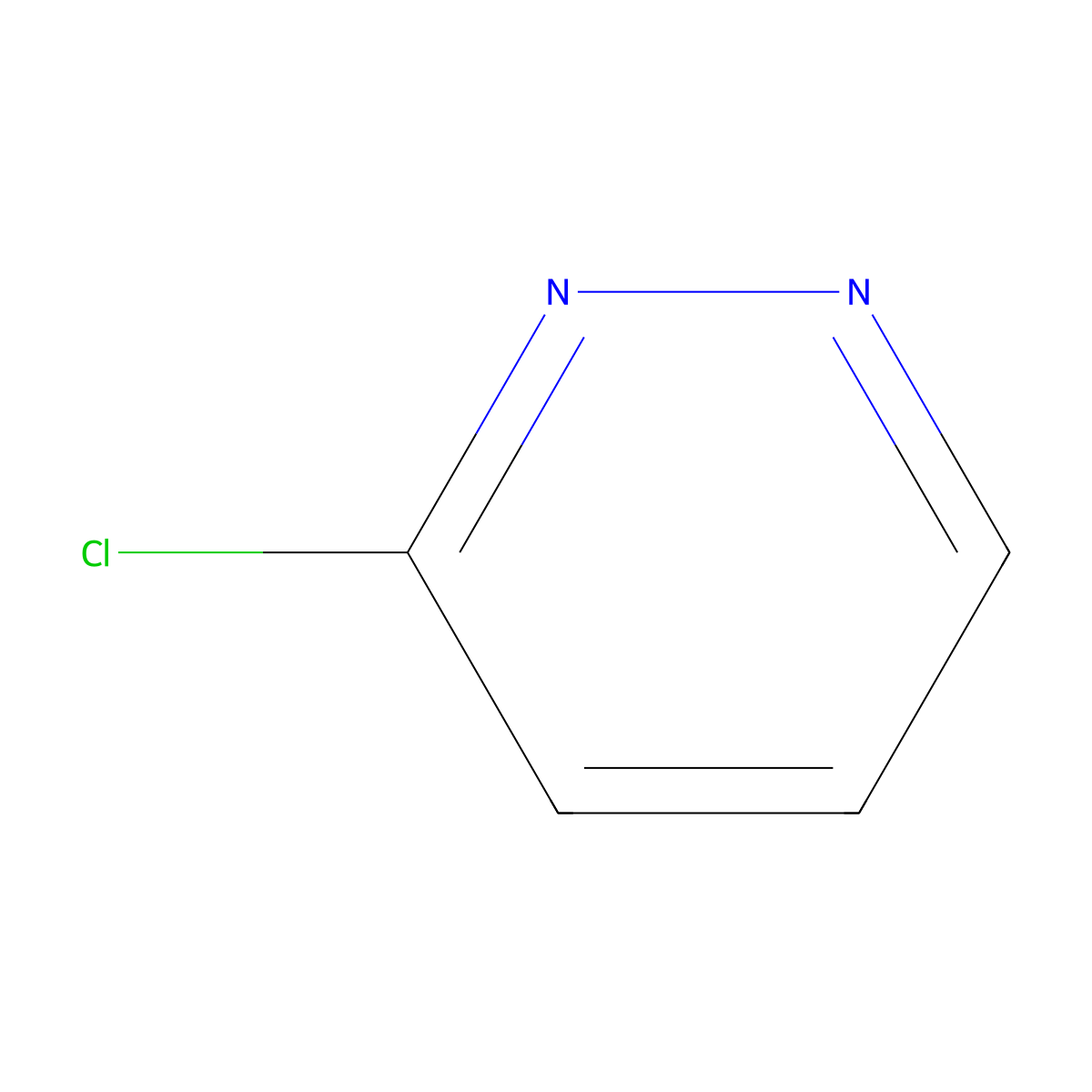 3-Chloropyridazine molecular structure, CAS 1120-95-2