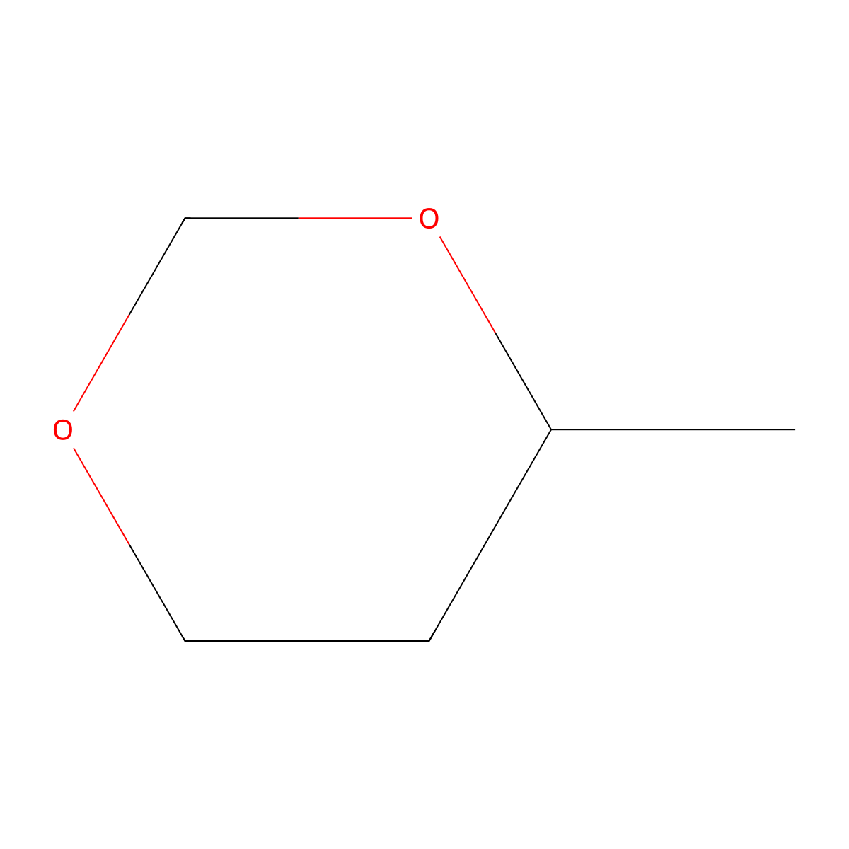 4-Methyl-1,3-dioxane molecular structure, CAS 1120-97-4