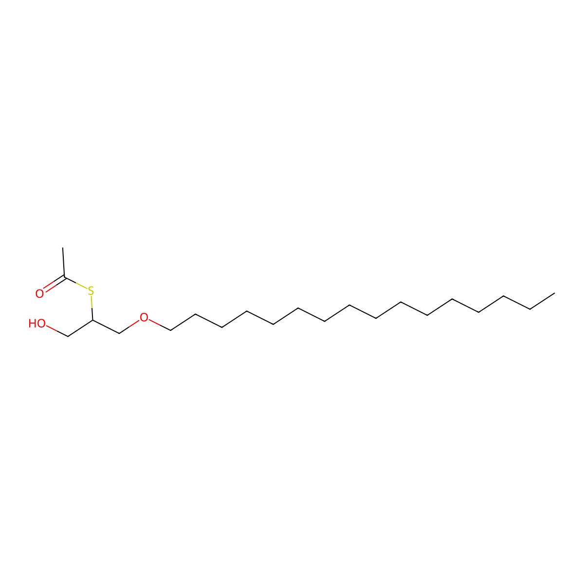 2-Thio-acetyl MAGE molecular structure, CAS 112014-15-0