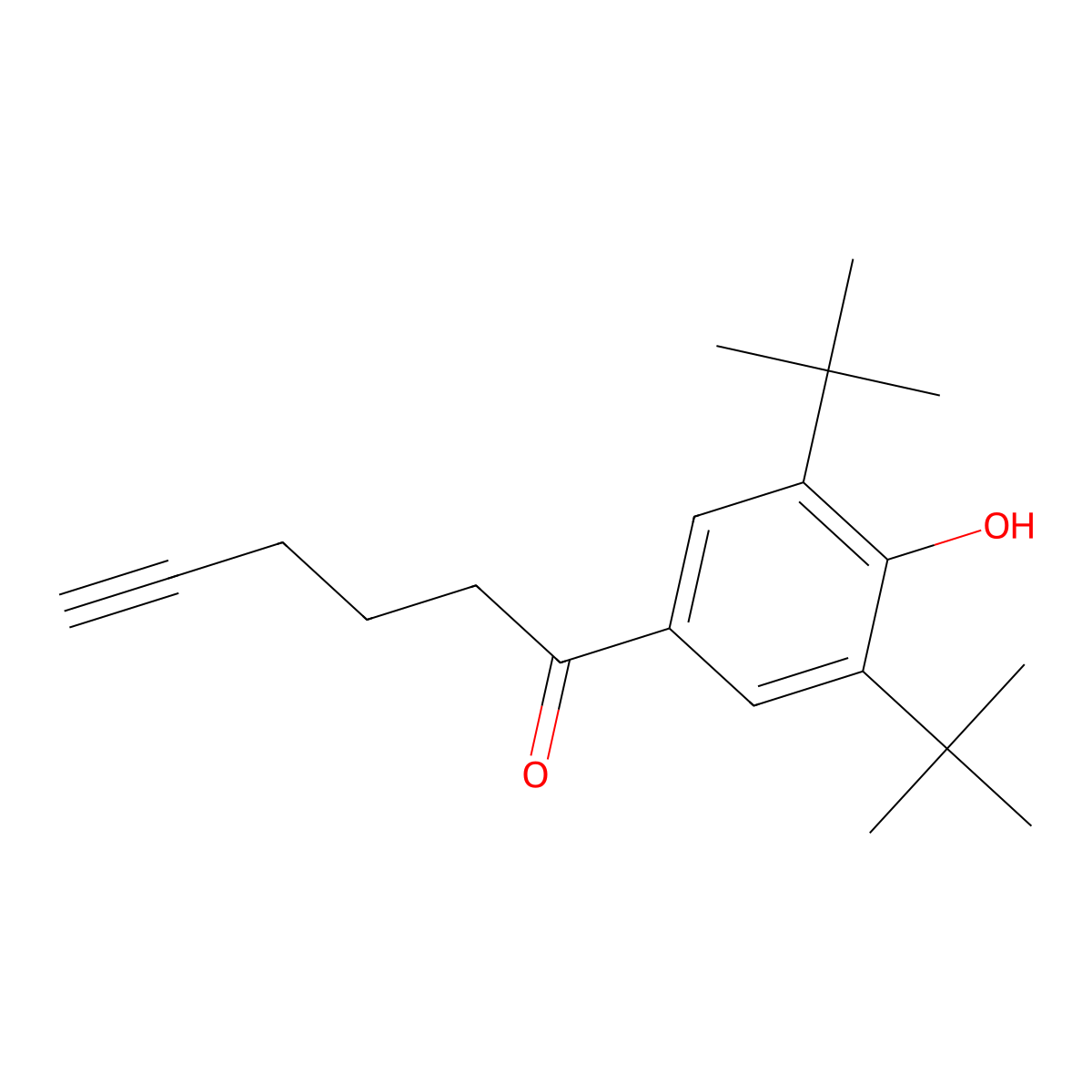 Tebufelone molecular structure, CAS 112018-00-5