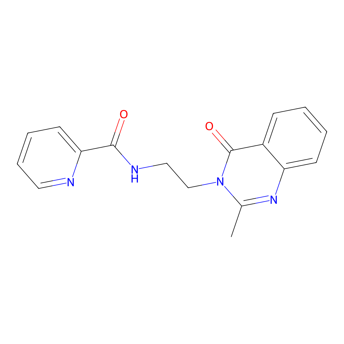 N-[2-(2-methyl-4-oxoquinazolin-3(4H)-yl)ethyl]pyridine-2-carboxamide molecular structure, CAS 1120231-11-9