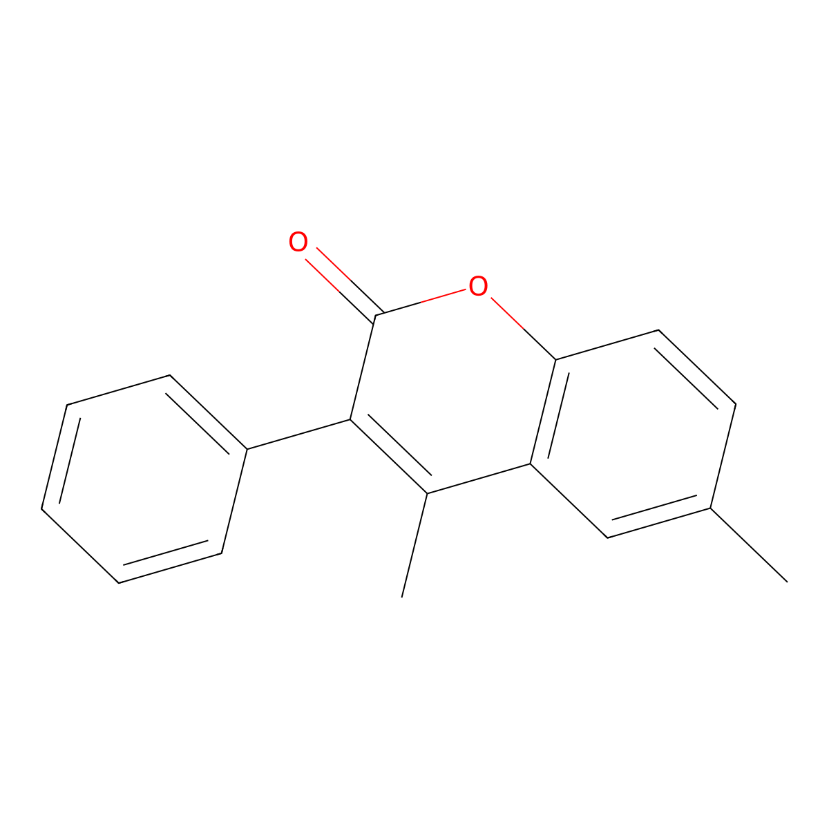 4,6-Dimethyl-3-phenylchromen-2-one molecular structure, CAS 112030-30-5
