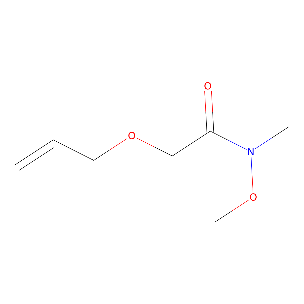 2-(Allyloxy)-N-methoxy-N-methylacetamide molecular structure, CAS 1120309-29-6