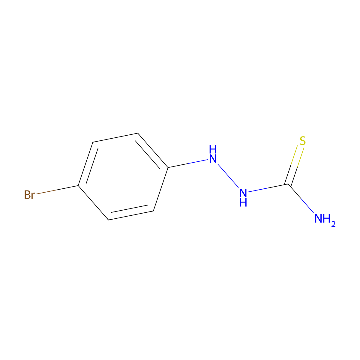 [(4-Bromophenyl)amino]thiourea molecular structure, CAS 1120350-76-6