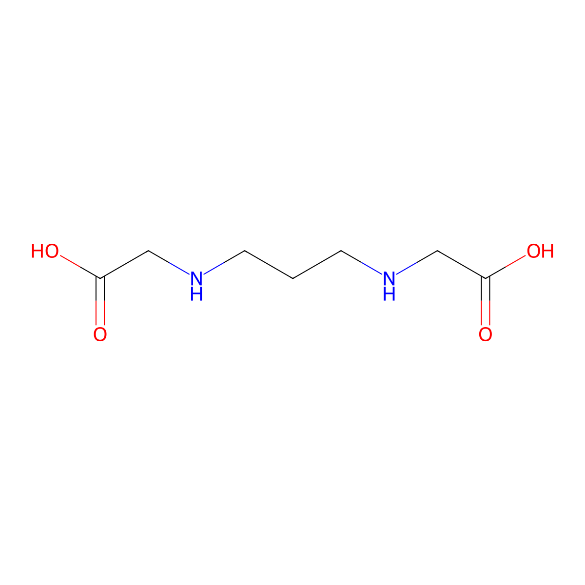 1,3-Diaminopropane-N,N'-diacetic Acid molecular structure, CAS 112041-05-1