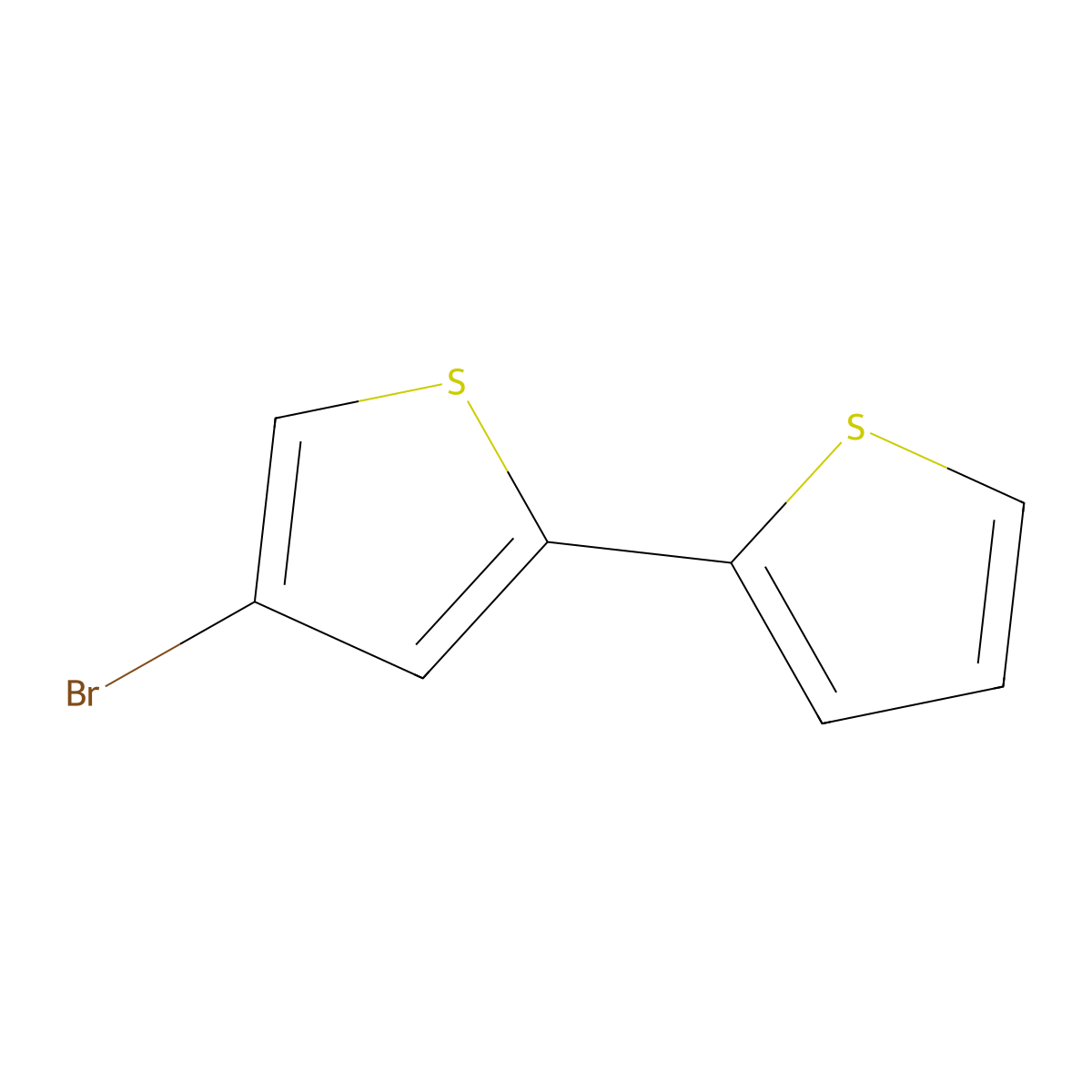 4-Bromo-2,2'-bithiophene molecular structure, CAS 112051-56-6