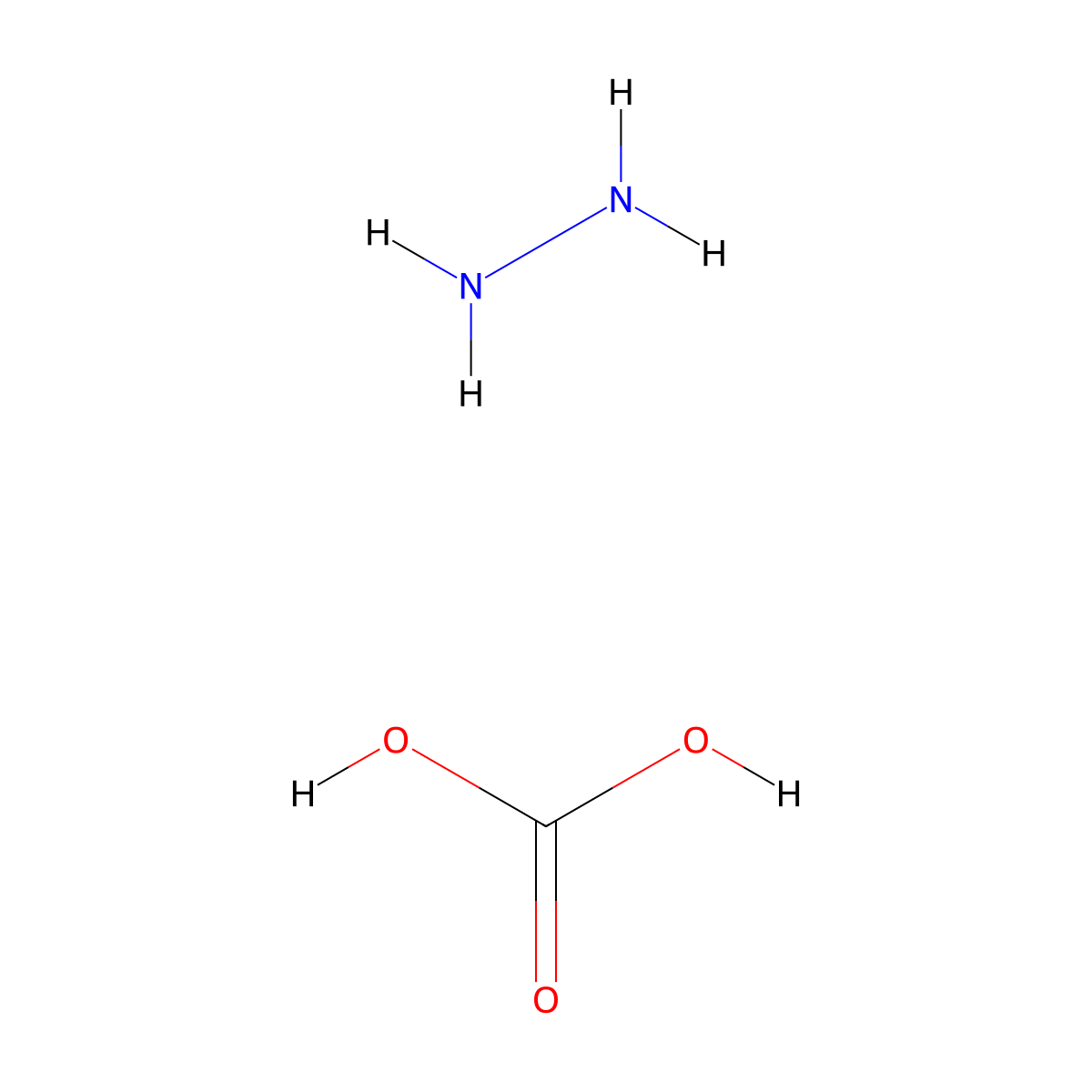 Carbonic acid--hydrazine (1/1) molecular structure, CAS 112077-84-6