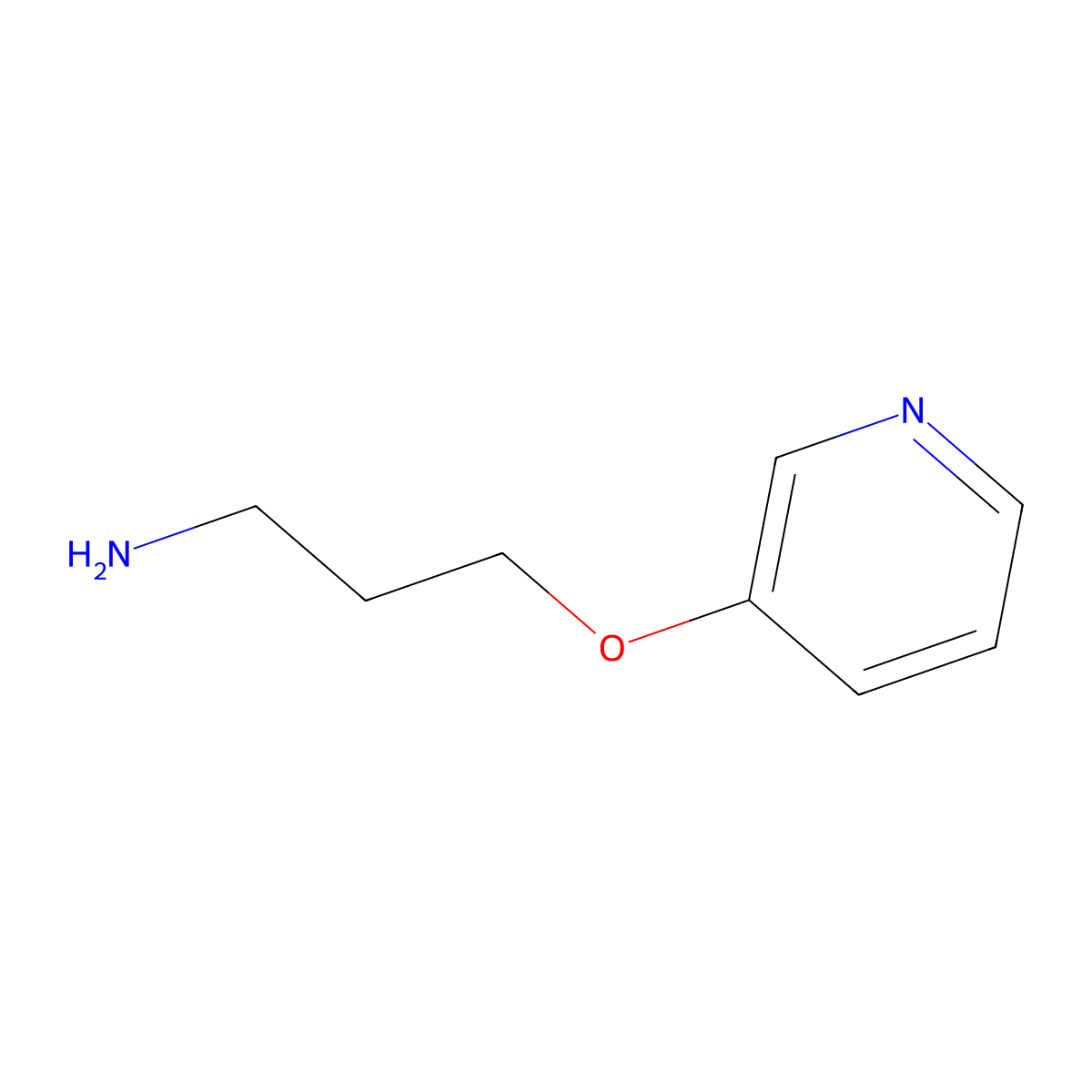 3-(3-Pyridyloxy)propylamine molecular structure, CAS 112086-55-2