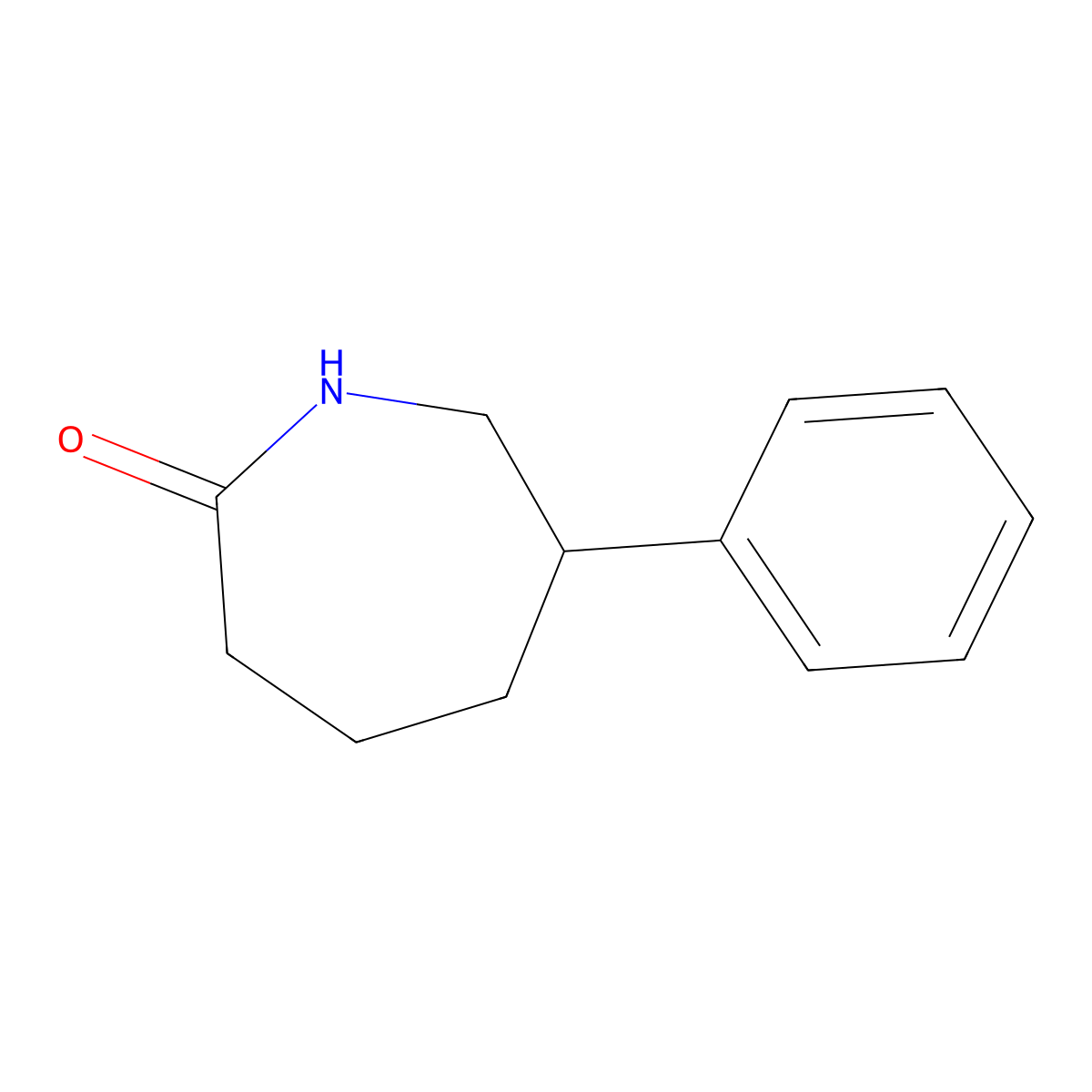 6-Phenylazepan-2-one molecular structure, CAS 112093-43-3