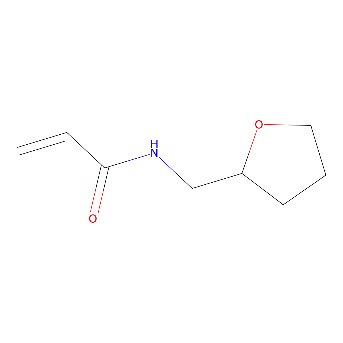 N-[(Oxolan-2-yl)methyl]prop-2-enamide molecular structure, CAS 112096-85-2