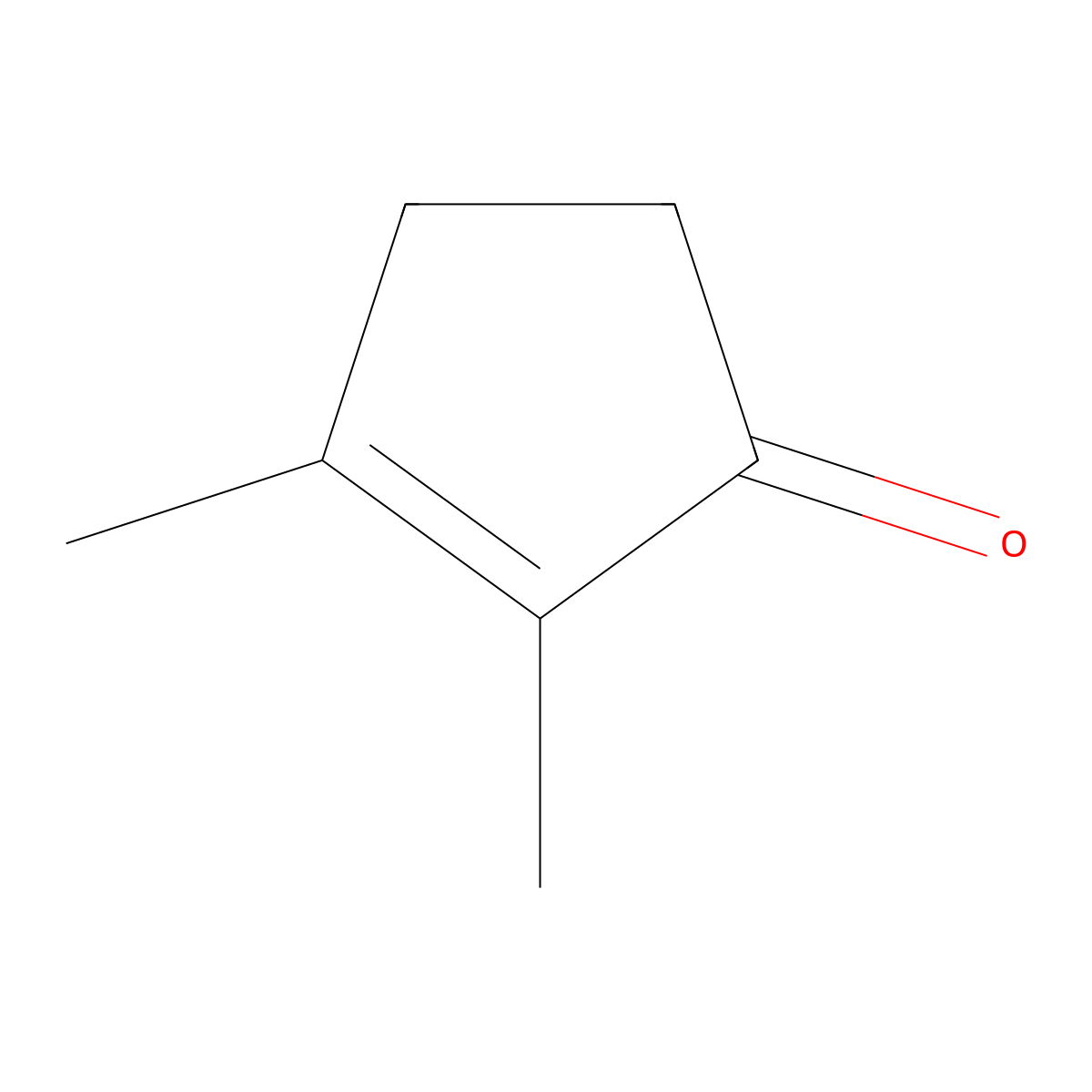 2-Cyclopenten-1-one, 2,3-dimethyl- molecular structure, CAS 1121-05-7
