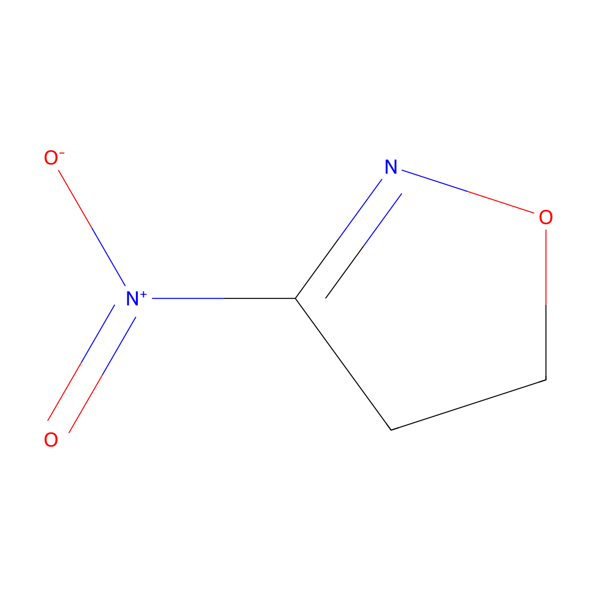 3-Nitro-4,5-dihydroisoxazole molecular structure, CAS 1121-14-8