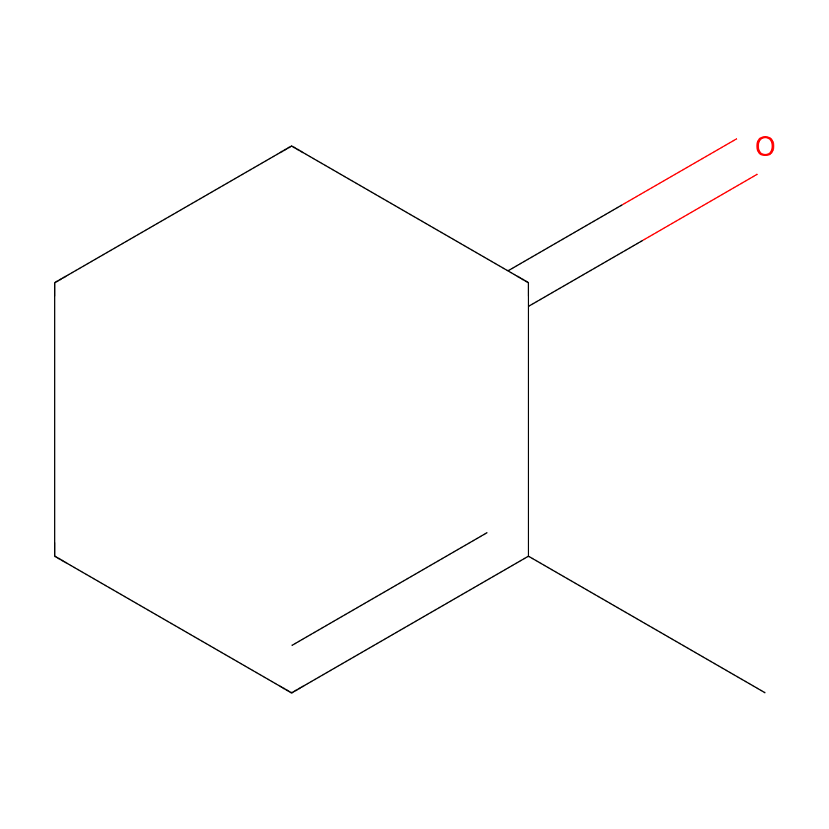 2-Cyclohexen-1-one, 2-methyl- molecular structure, CAS 1121-18-2