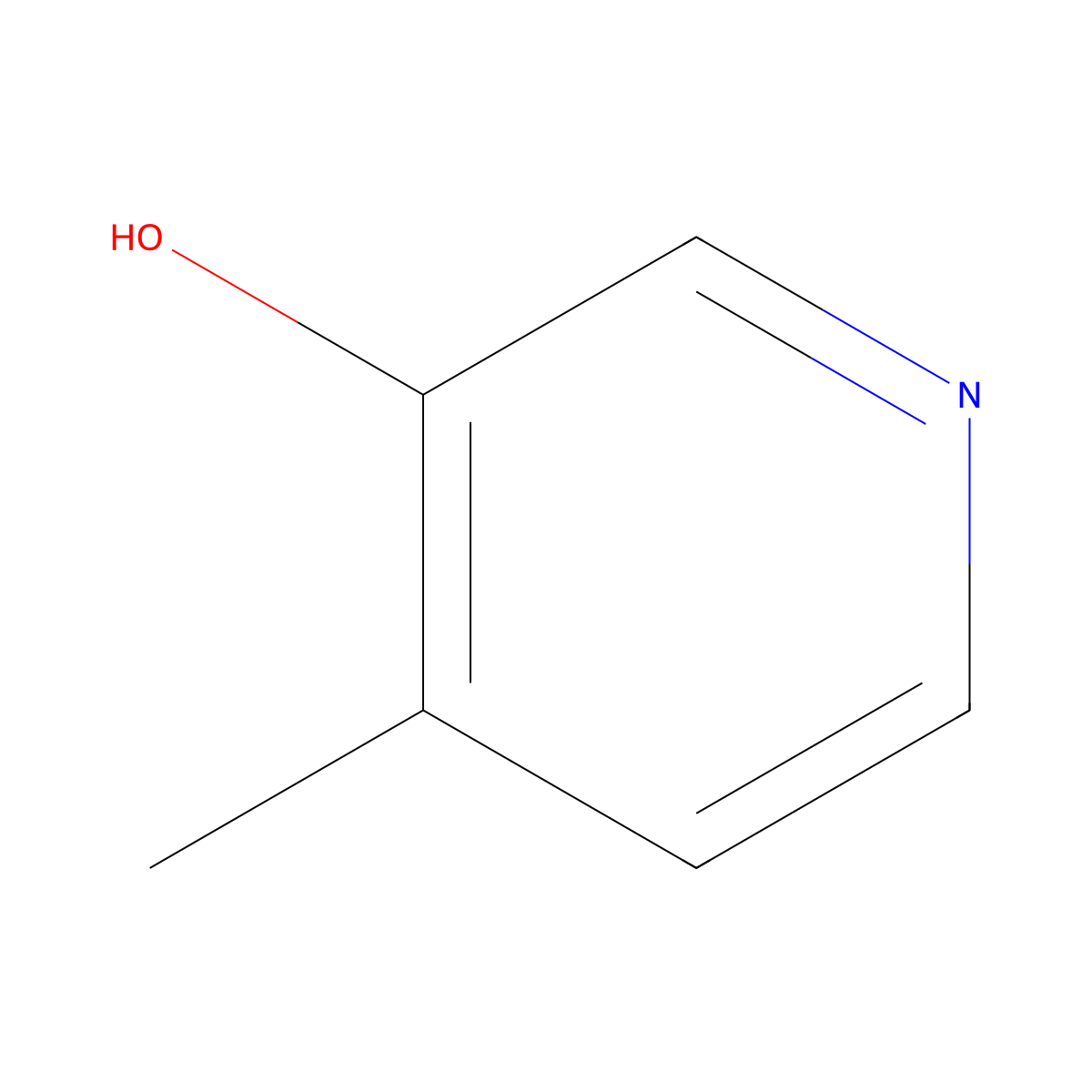 4-Methylpyridin-3-ol molecular structure, CAS 1121-19-3