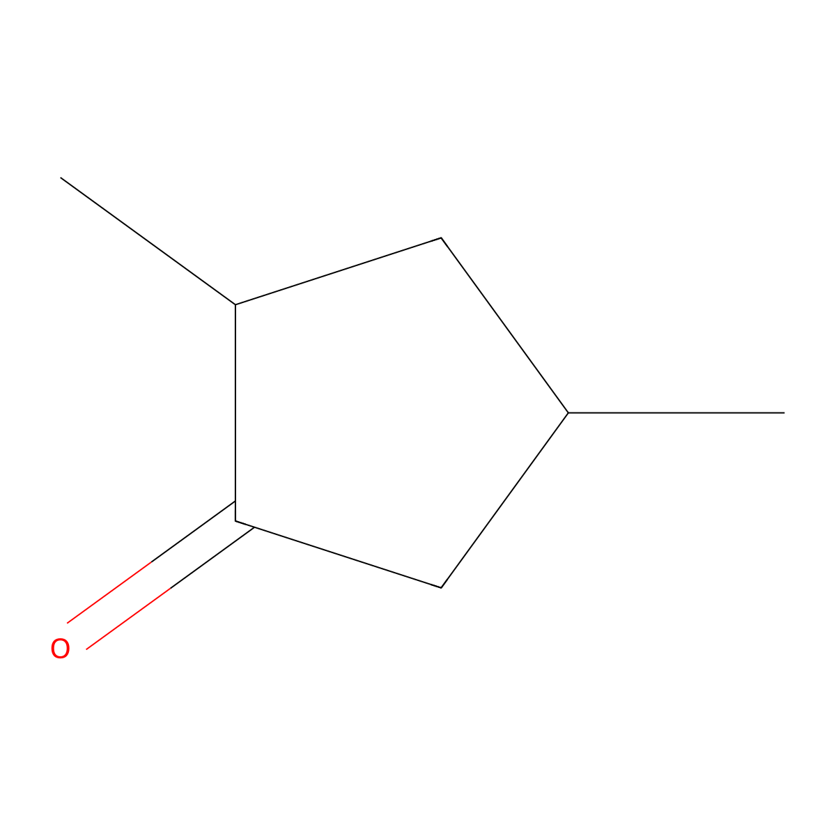 2,4-Dimethylcyclopentanone molecular structure, CAS 1121-33-1