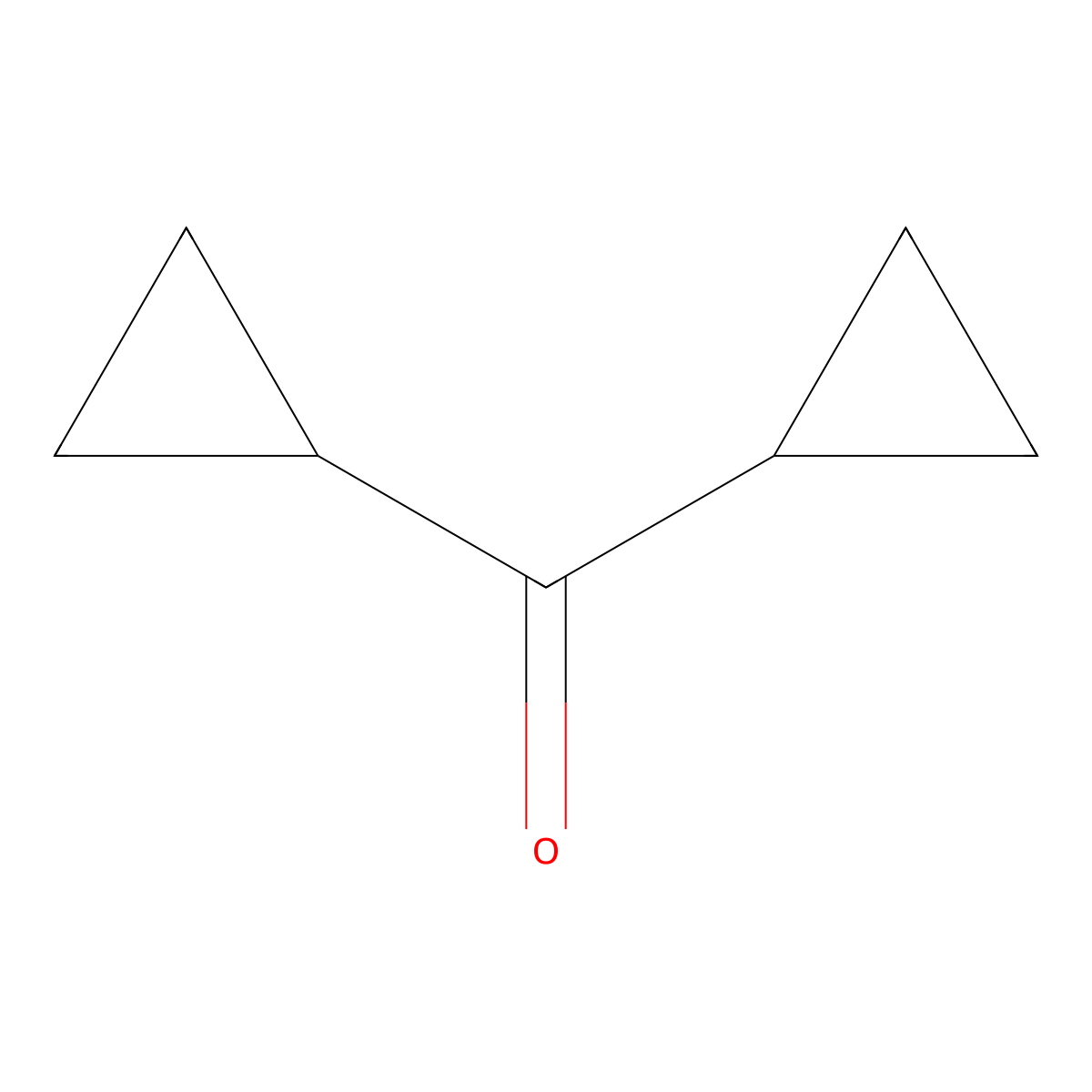 Dicyclopropyl ketone molecular structure, CAS 1121-37-5