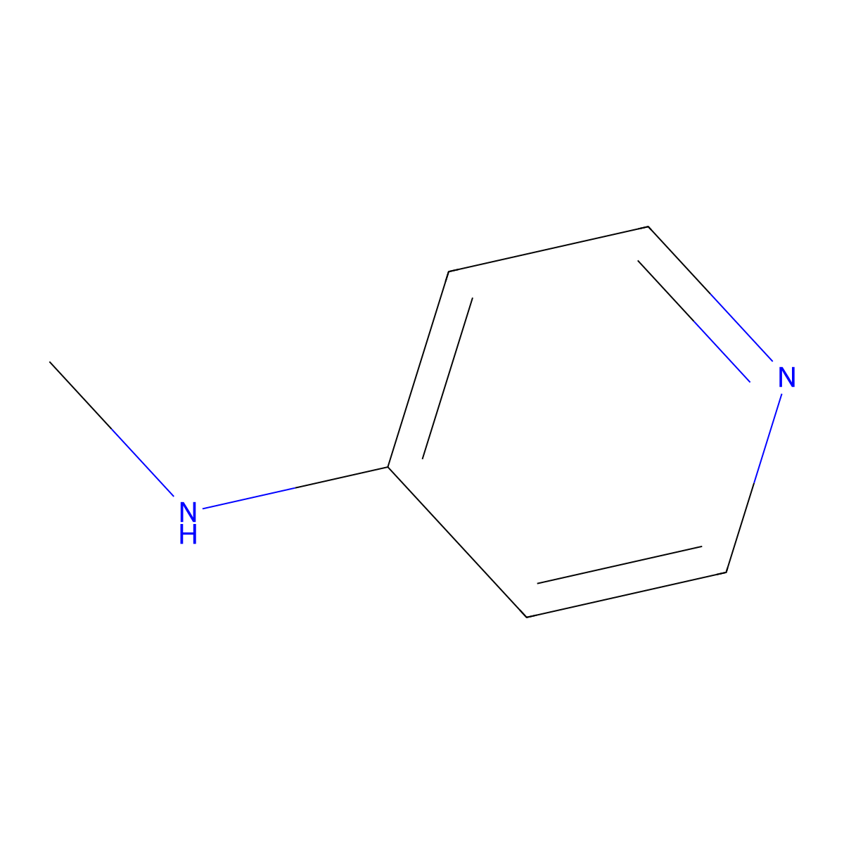 4-(Methylamino)pyridine molecular structure, CAS 1121-58-0