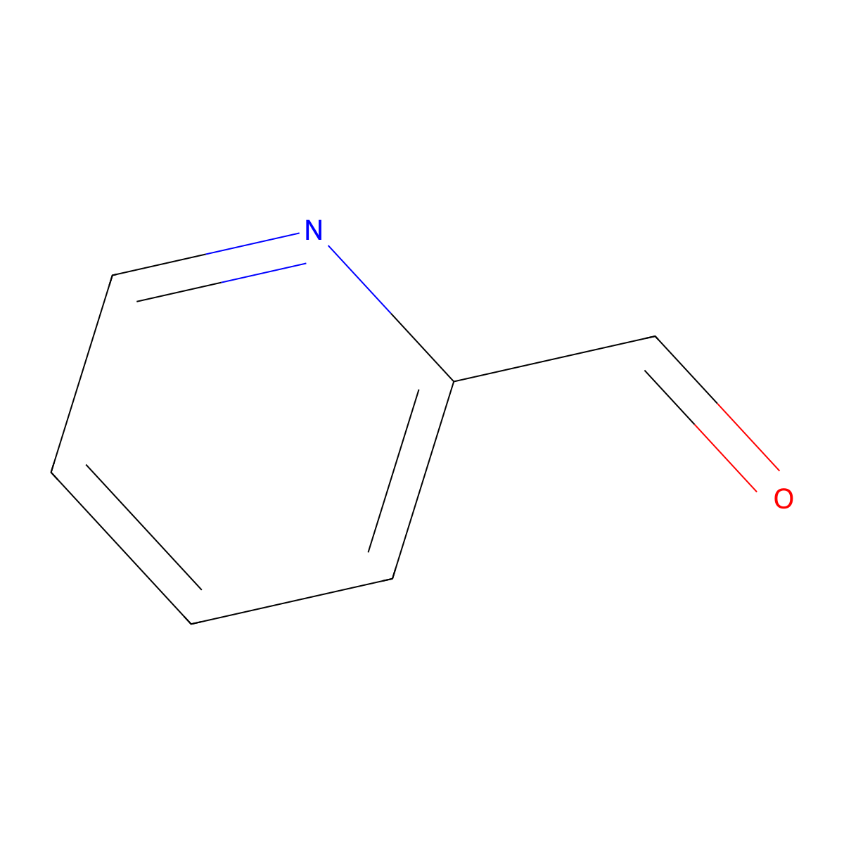 2-Pyridinecarboxaldehyde molecular structure, CAS 1121-60-4