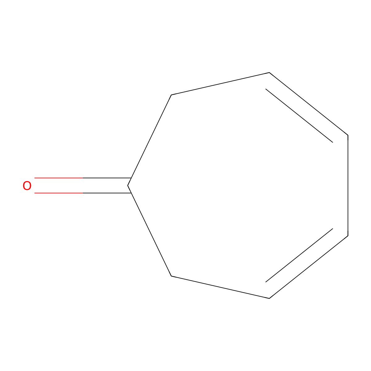 3,5-Cycloheptadien-1-one molecular structure, CAS 1121-65-9