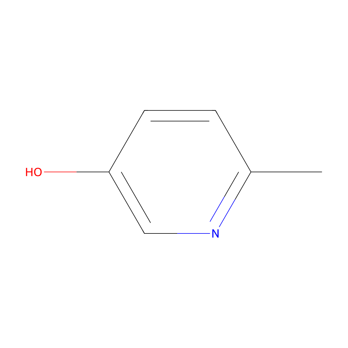 2-Methyl-5-hydroxypyridine molecular structure, CAS 1121-78-4