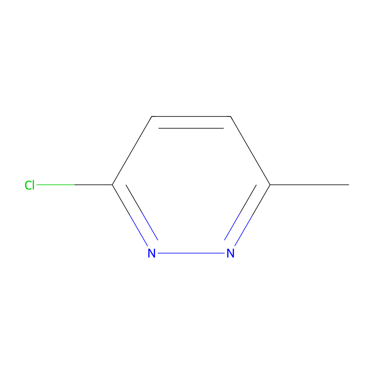 3-Chloro-6-methylpyridazine molecular structure, CAS 1121-79-5