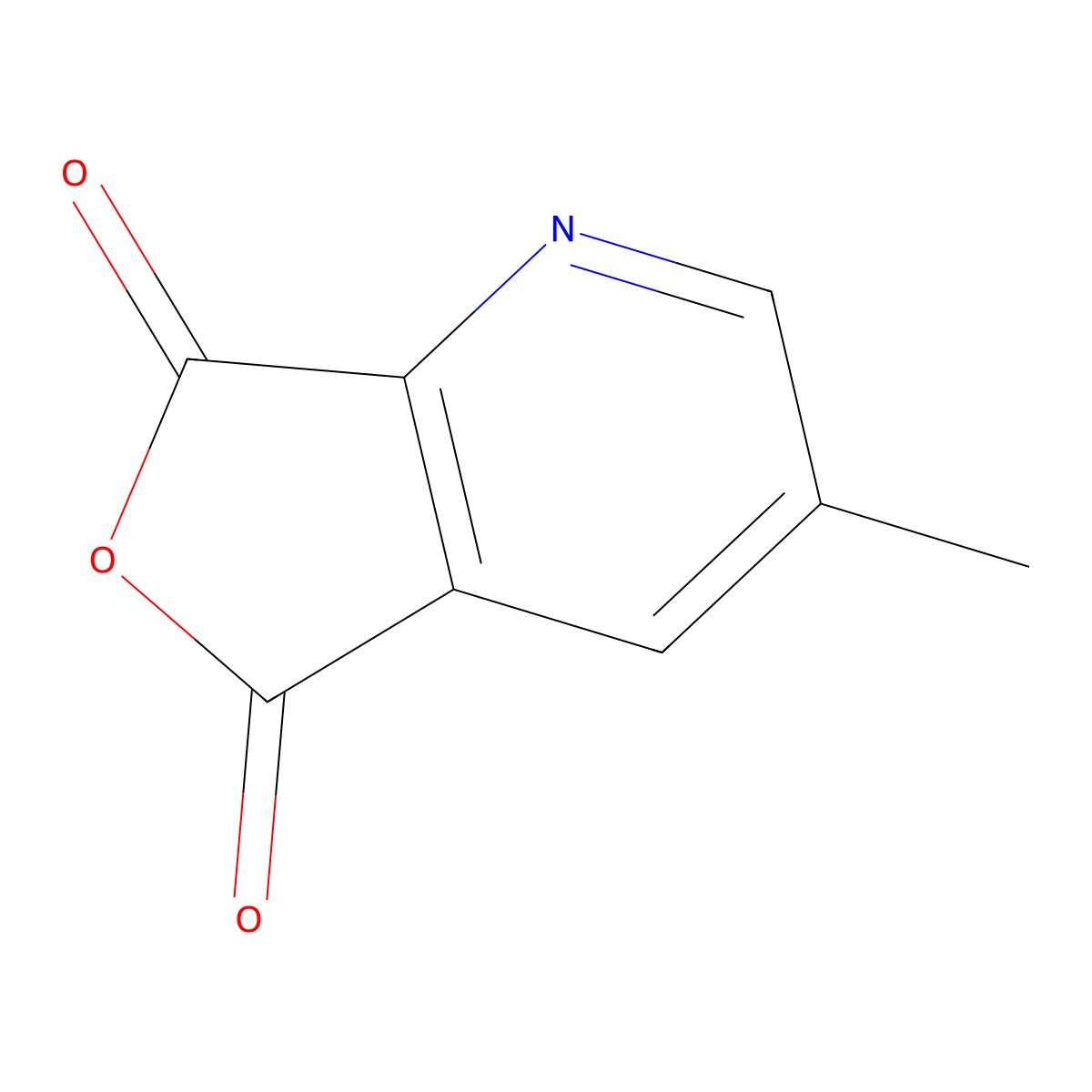 3-Methyl-5H,7H-furo[3,4-b]pyridine-5,7-dione molecular structure, CAS 112110-17-5
