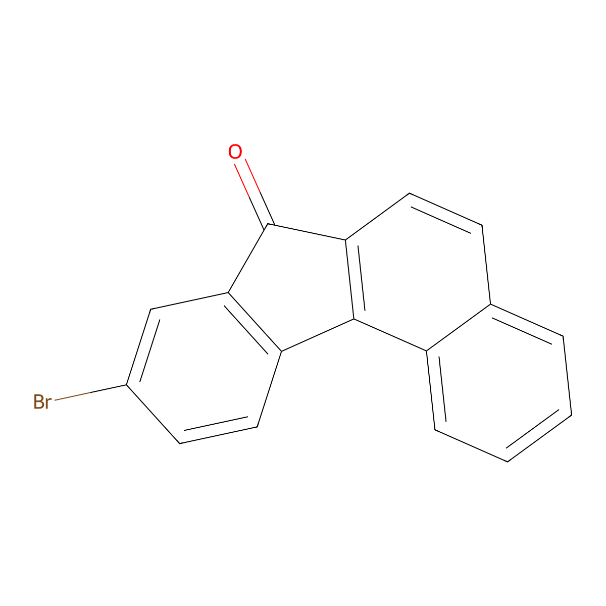 9-Bromo-7H-benzo[c]fluoren-7-one molecular structure, CAS 1121545-04-7