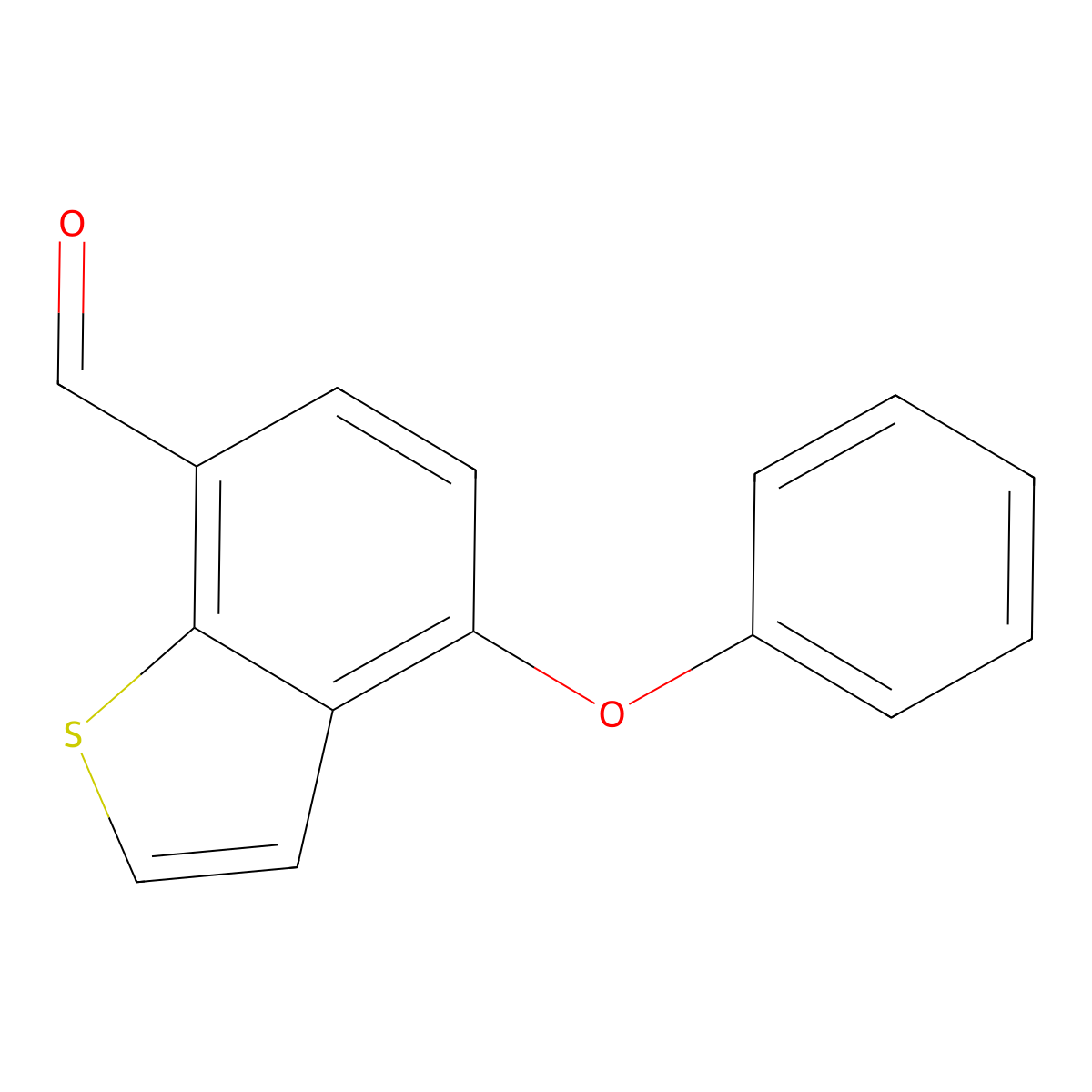 4-Phenoxybenzo[b]thiophene-7-carbaldehyde molecular structure, CAS 1121583-63-8