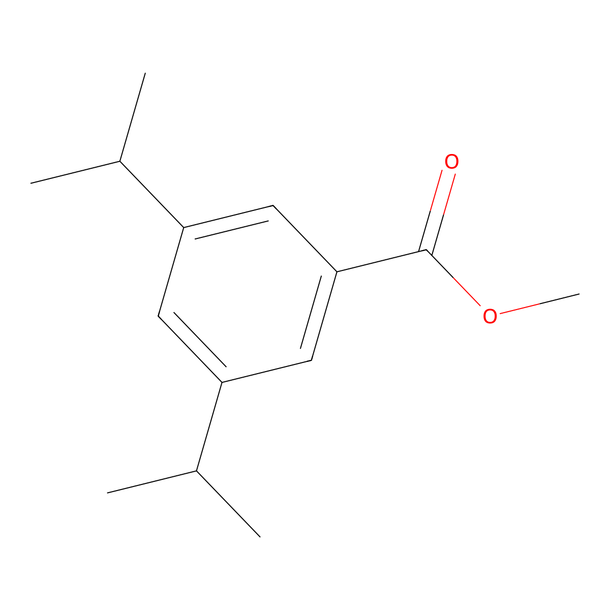 Methyl 3,5-diisopropylbenzoate molecular structure, CAS 1121584-99-3