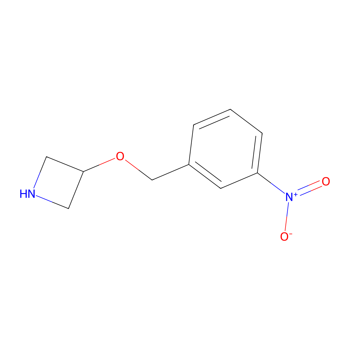 3-((3-Nitrobenzyl)oxy)azetidine molecular structure, CAS 1121592-45-7