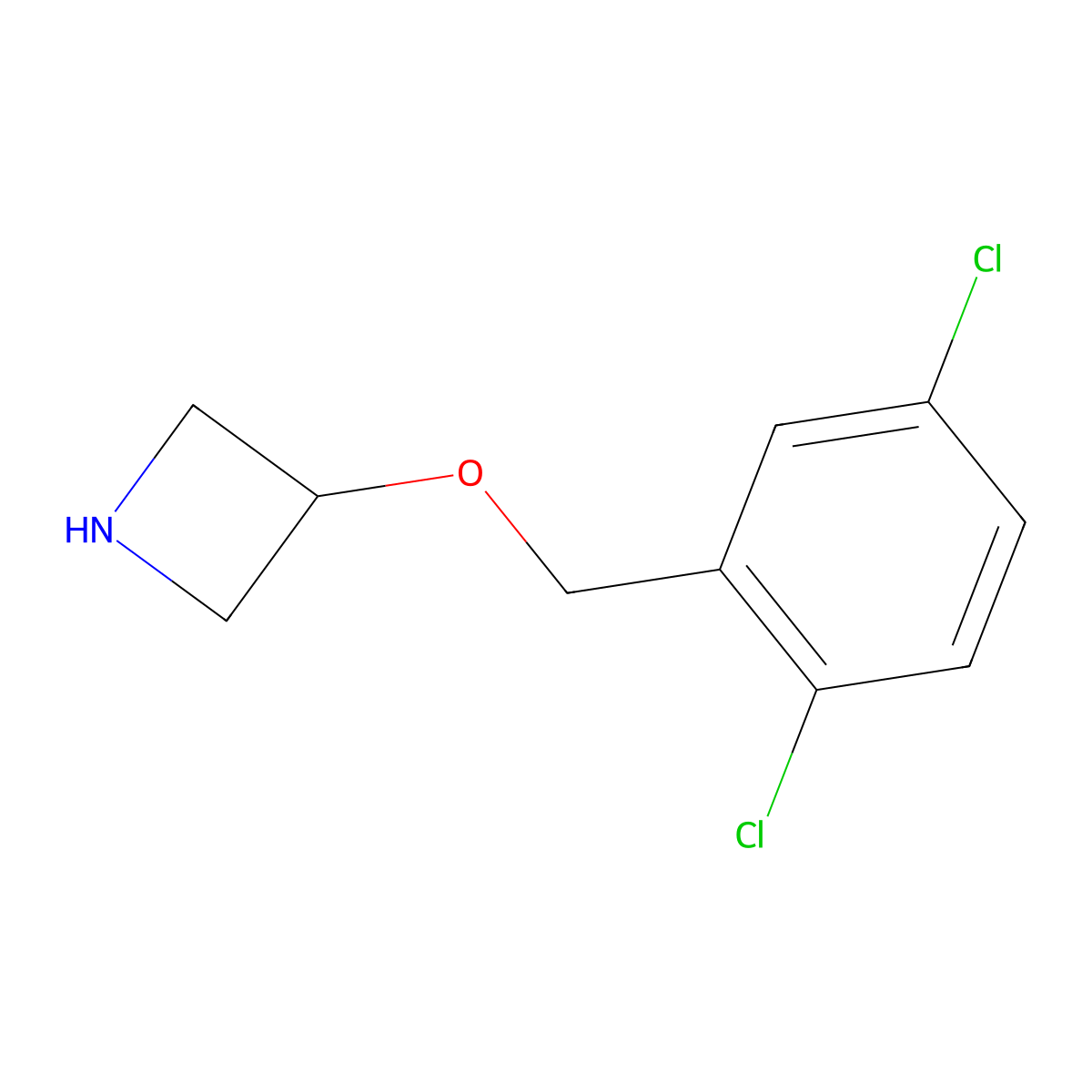 3-[(2,5-Dichlorophenyl)methoxy]azetidine molecular structure, CAS 1121620-22-1