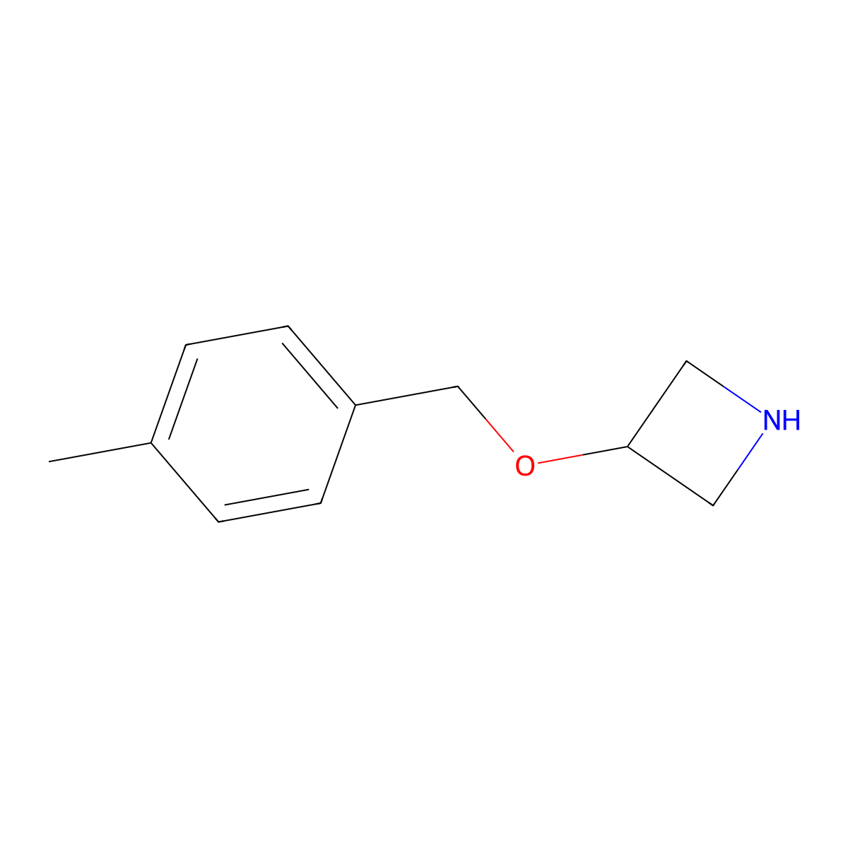 3-((4-Methylbenzyl)oxy)azetidine molecular structure, CAS 1121633-97-3
