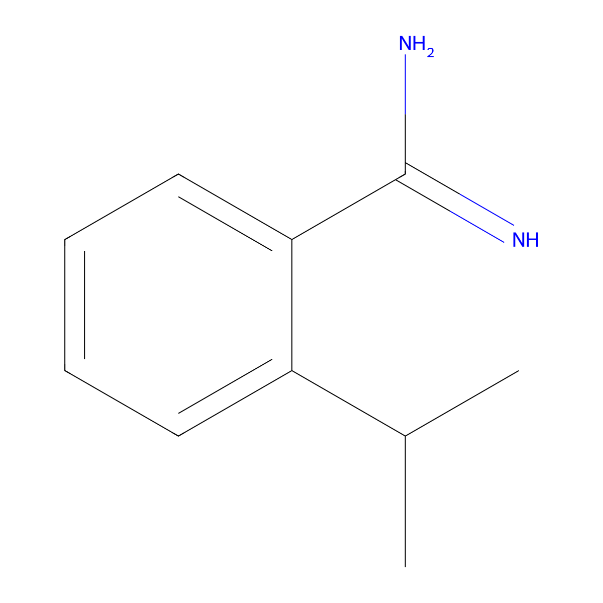 2-Isopropylbenzimidamide molecular structure, CAS 1121666-22-5