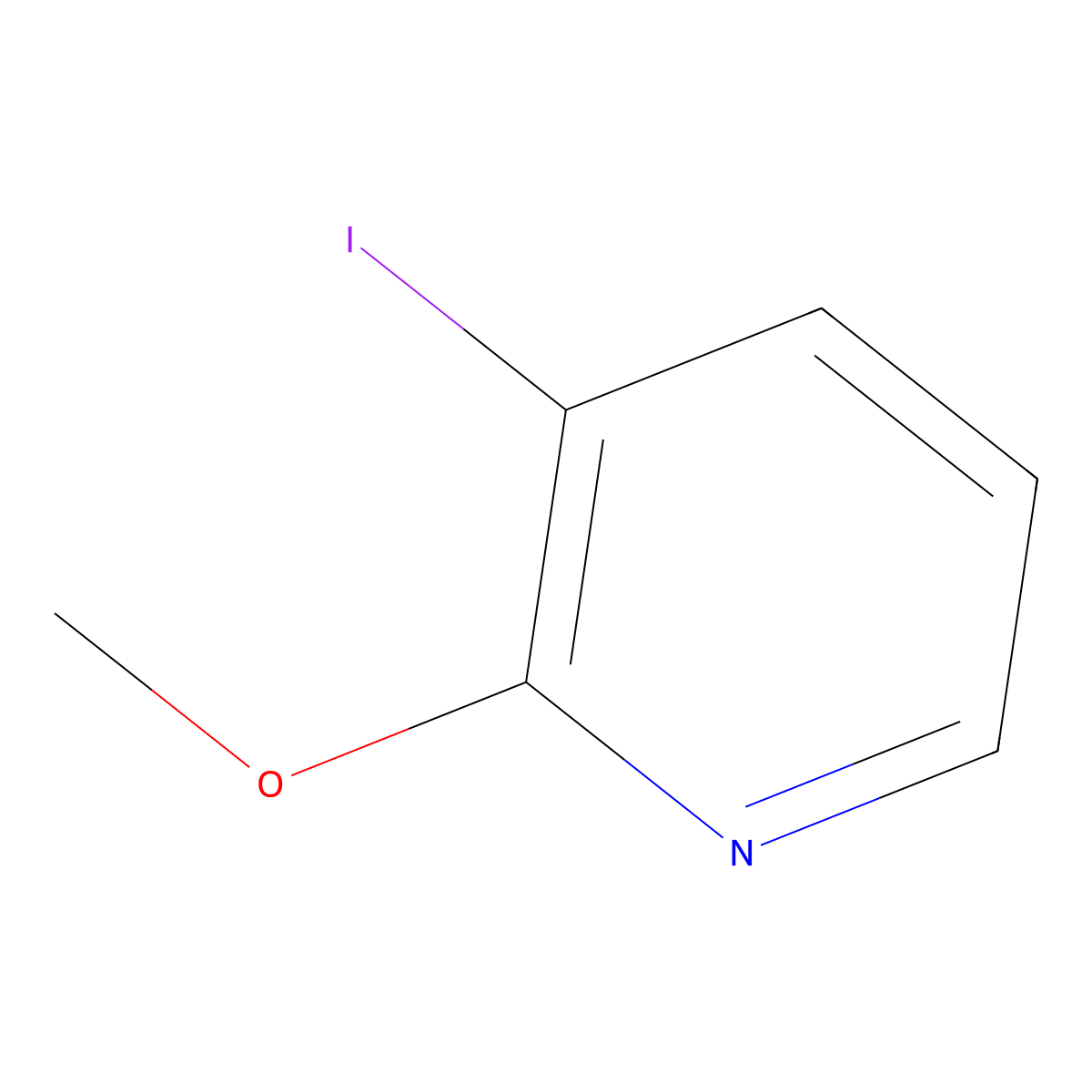 3-Iodo-2-methoxypyridine molecular structure, CAS 112197-15-6