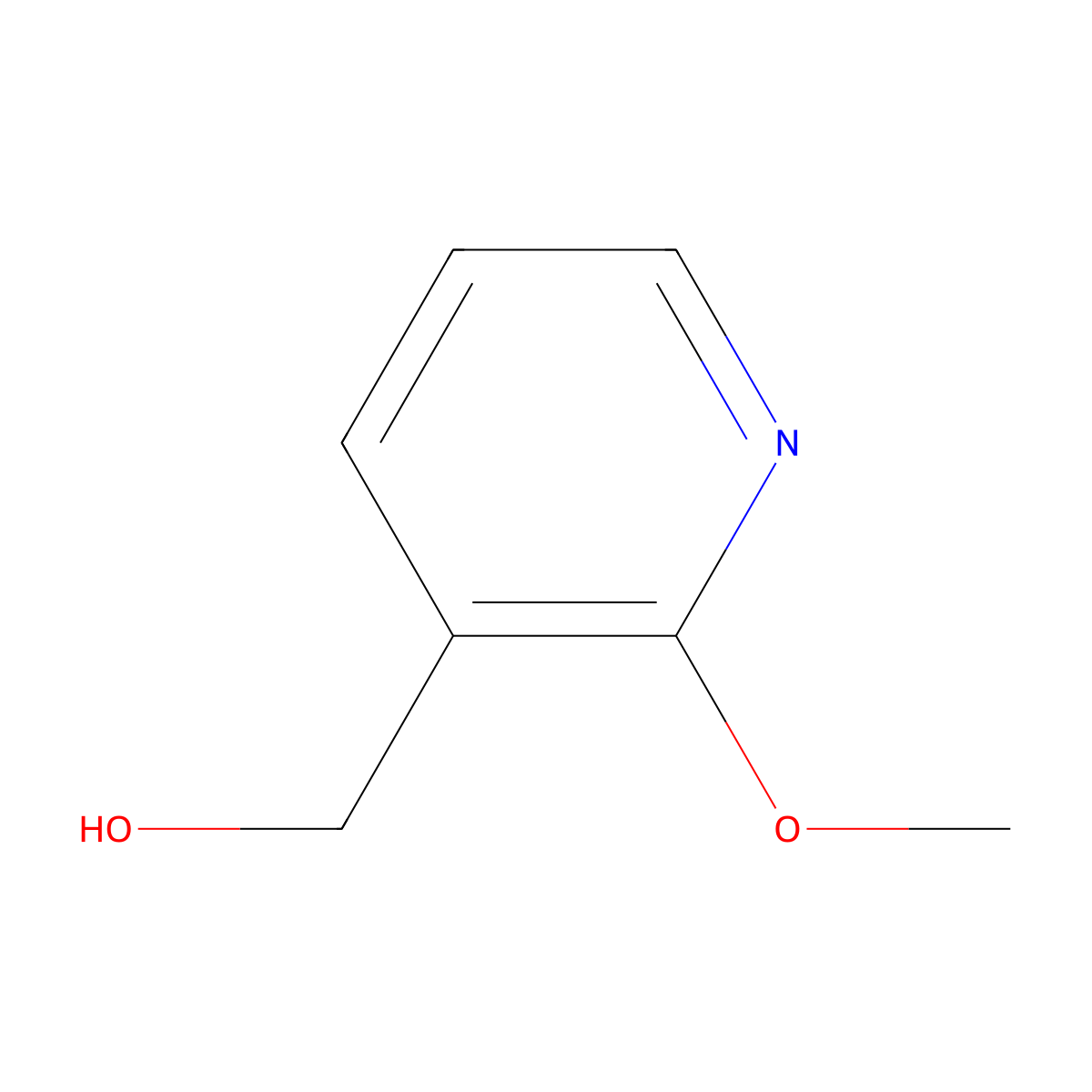(2-Methoxypyridin-3-yl)methanol molecular structure, CAS 112197-16-7