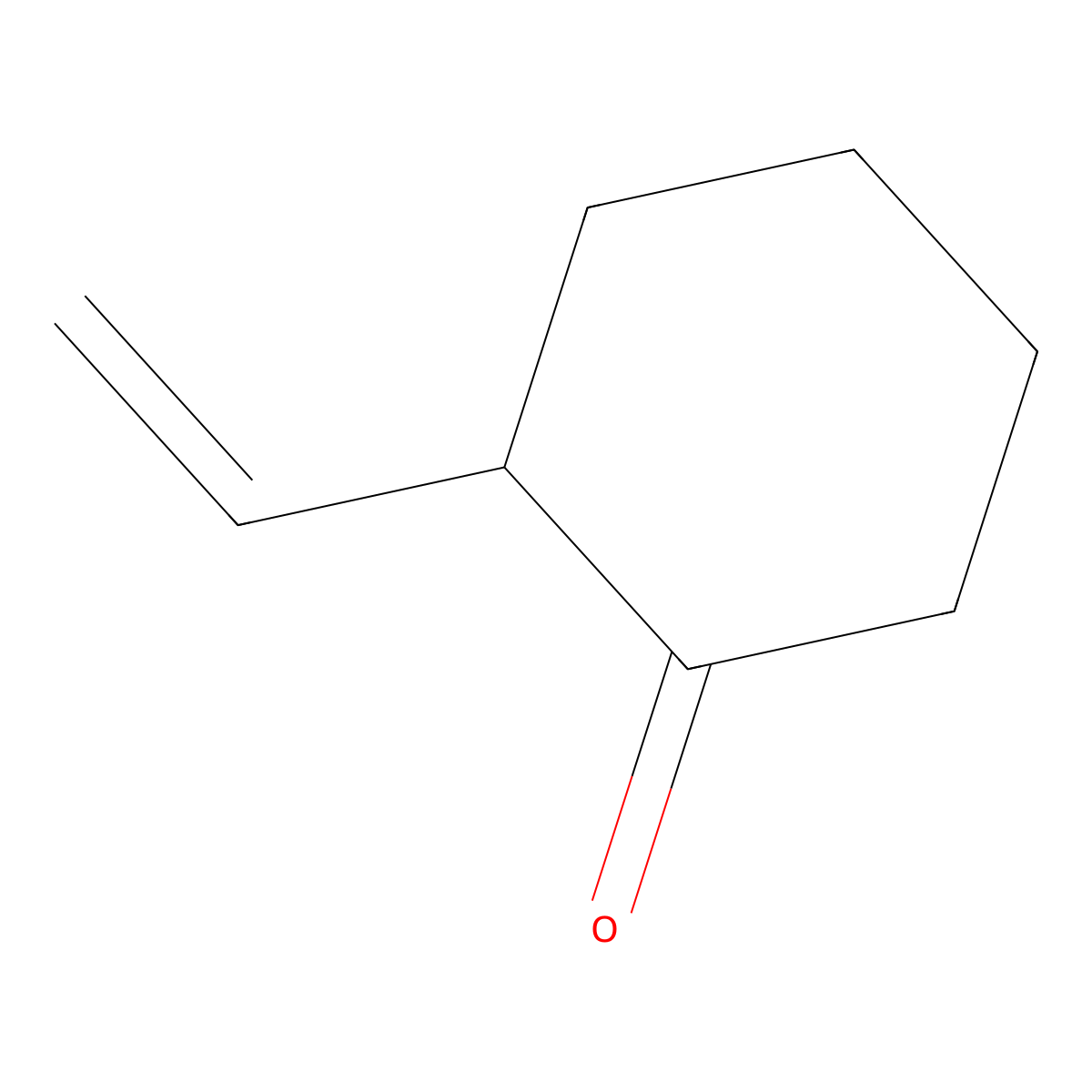 2-Ethenylcyclohexan-1-one molecular structure, CAS 1122-24-3