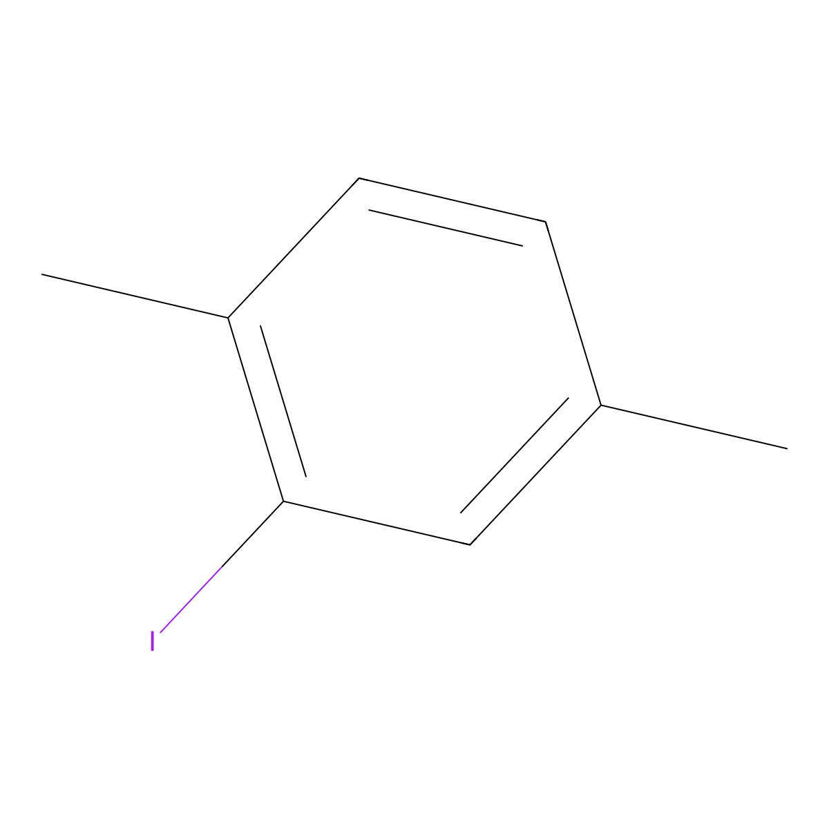 Benzene, 2-iodo-1,4-dimethyl- molecular structure, CAS 1122-42-5